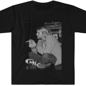 Kurt Cobain Graphic Rock Music Icon Grunge Fan Retro Style Unisex T-Shirt 73